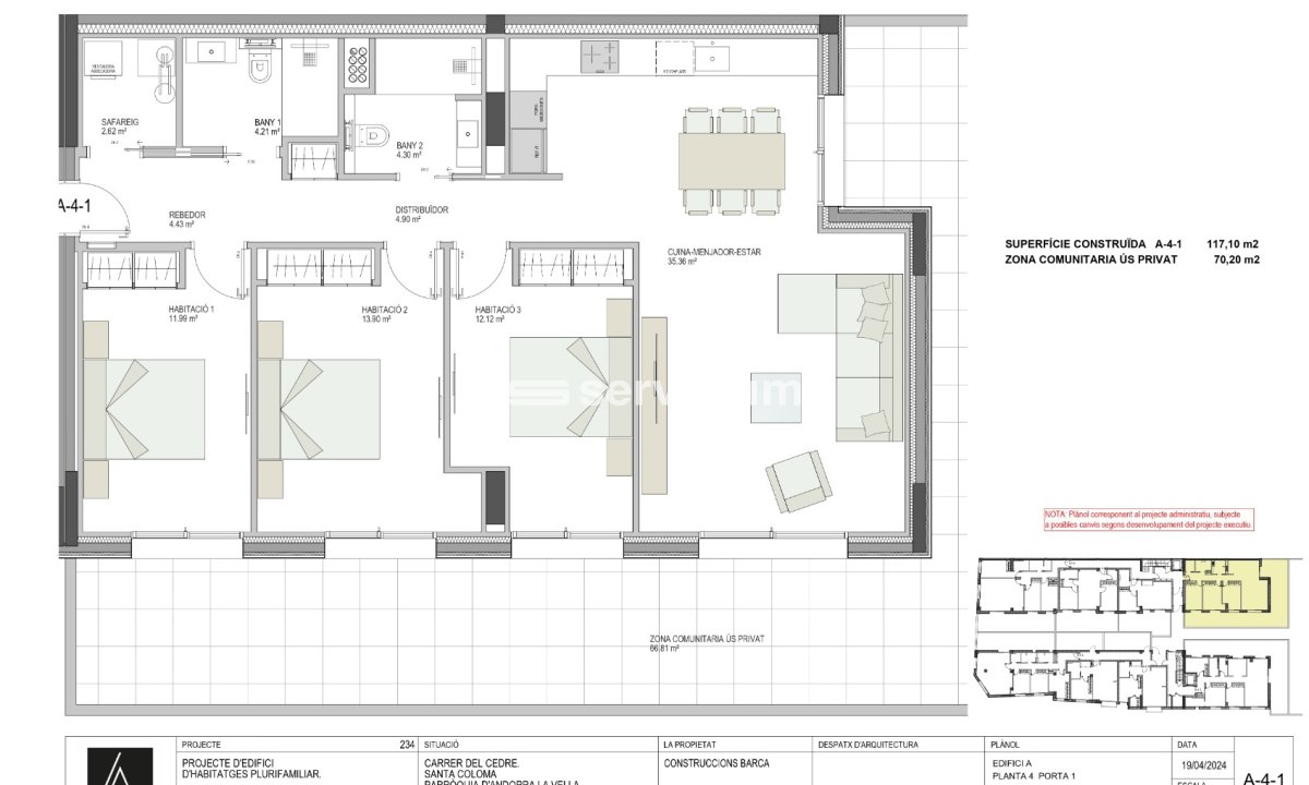 Obra nova - Apartament / pis - Santa Coloma