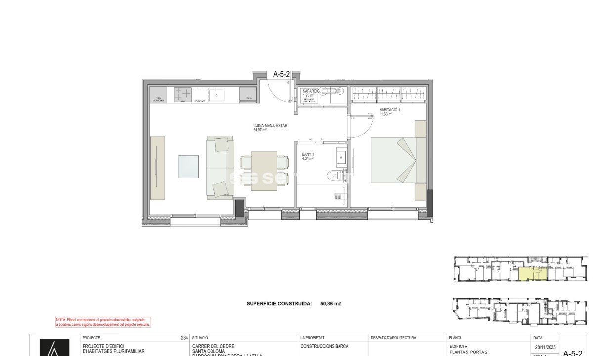 Obra nova - Apartament / pis - Santa Coloma