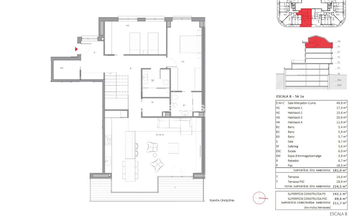 New-Build - Penthouse - Town centre