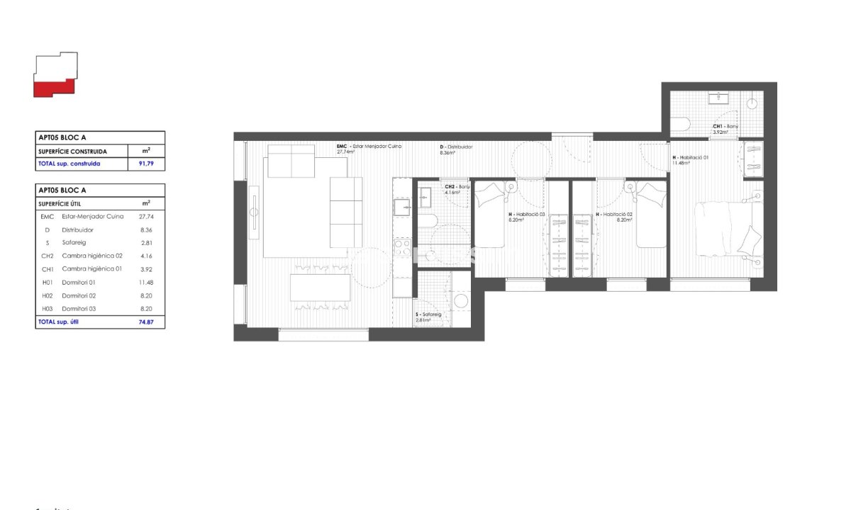 For sale - Apartment / flat - Town centre