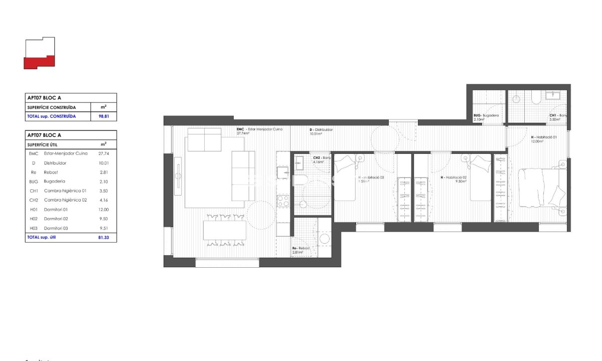 For sale - Apartment / flat - Town centre