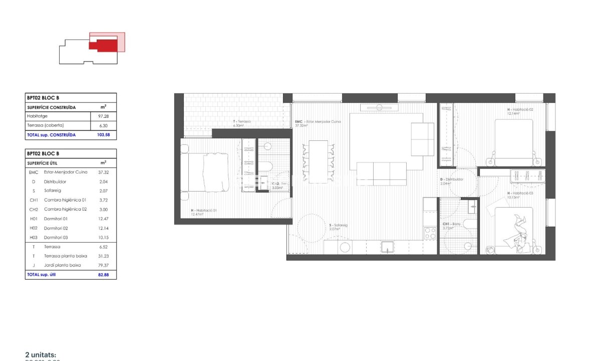 For sale - Apartment / flat - Town centre