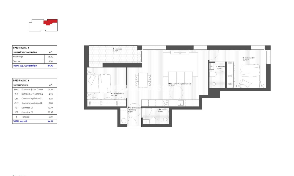 For sale - Apartment / flat - Town centre