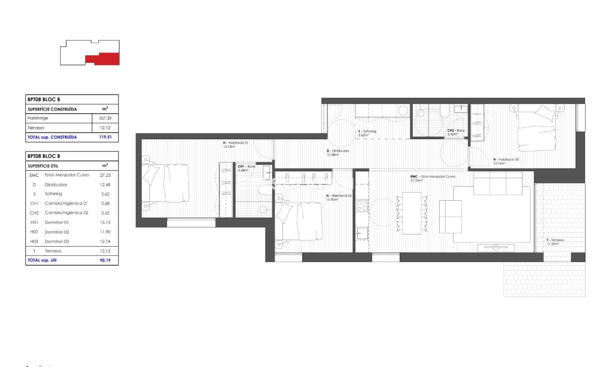 En venta - Apartamento / piso - Centro