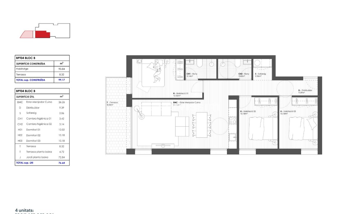 For sale - Apartment / flat - Town centre