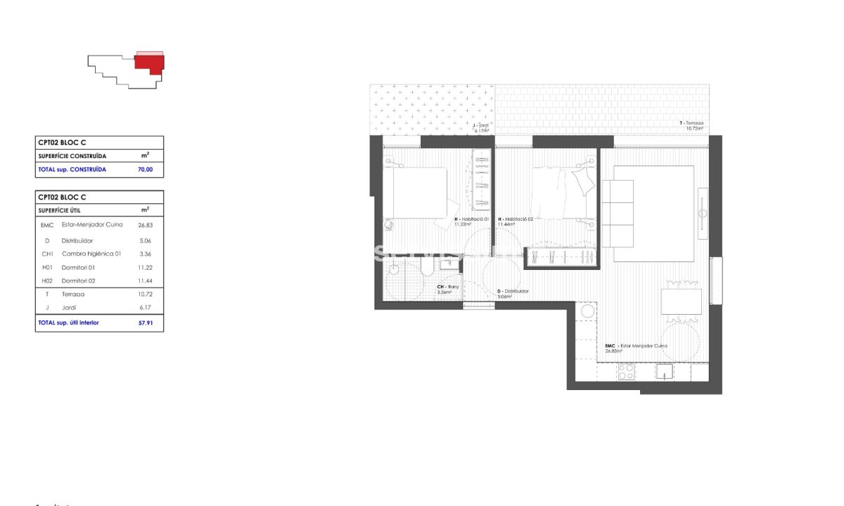 For sale - Apartment / flat - Town centre