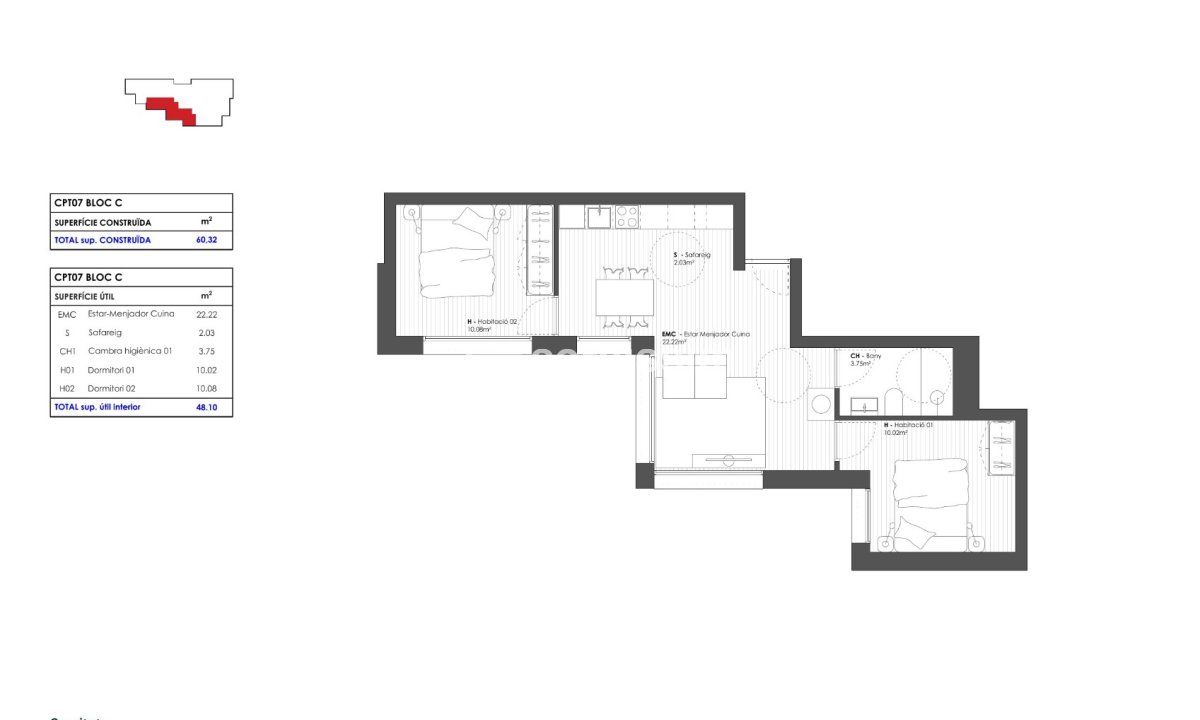 For sale - Apartment / flat - Town centre