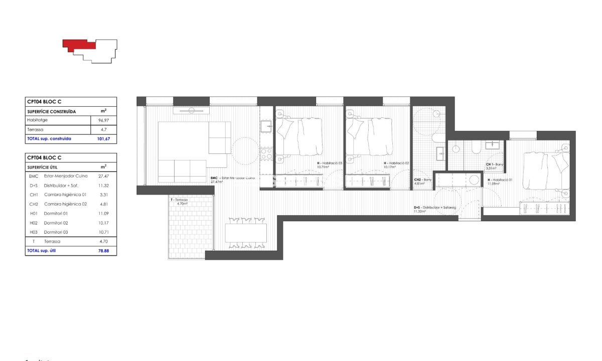 For sale - Apartment / flat - Town centre