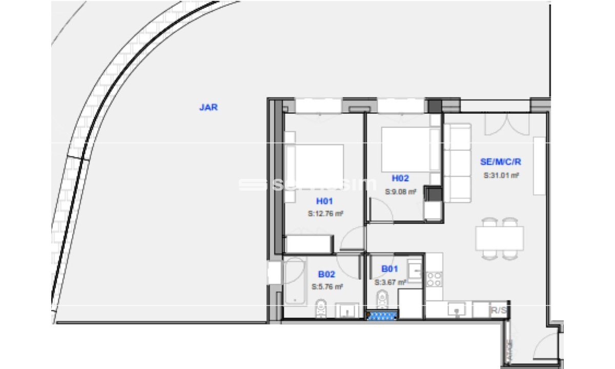 New-Build - Apartment / flat - Town centre