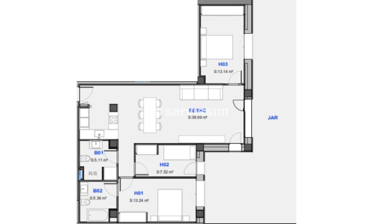 New-Build - Apartment / flat - Town centre