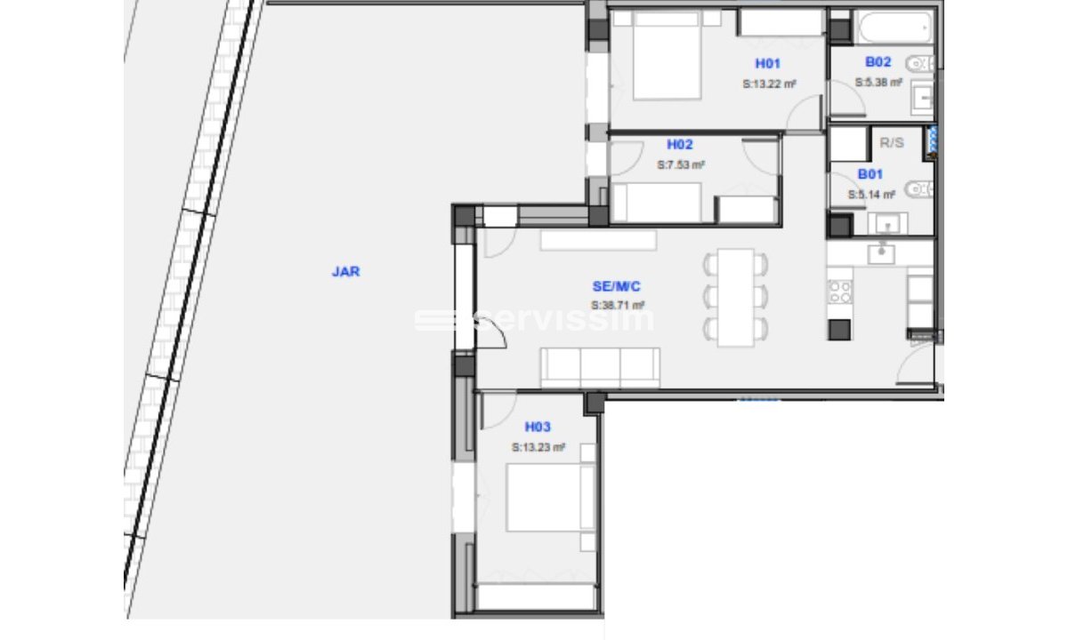 New-Build - Apartment / flat - Town centre