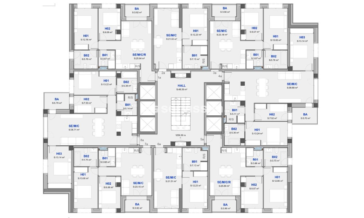 New-Build - Apartment / flat - Town centre