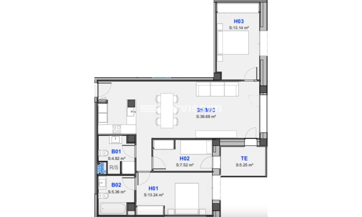 New-Build - Apartment / flat - Town centre