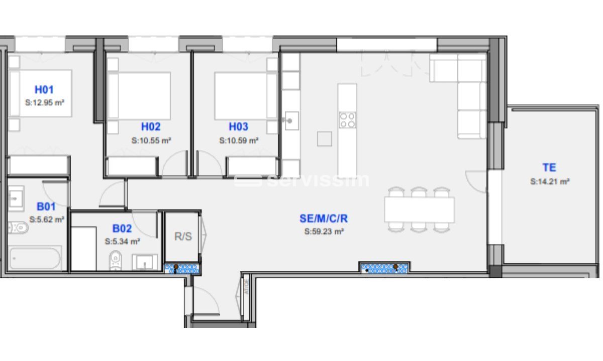 New-Build - Apartment / flat - Town centre