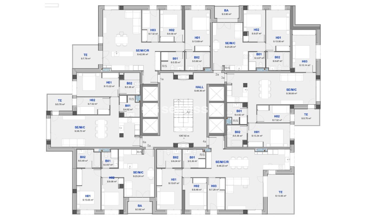 New-Build - Apartment / flat - Town centre