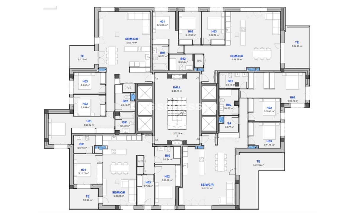 Obra nueva - Apartamento / piso - Centro